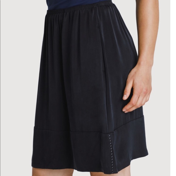 Kit and Ace Dresses & Skirts - Kit and Ace Commute to Office skirt blue stretch silk